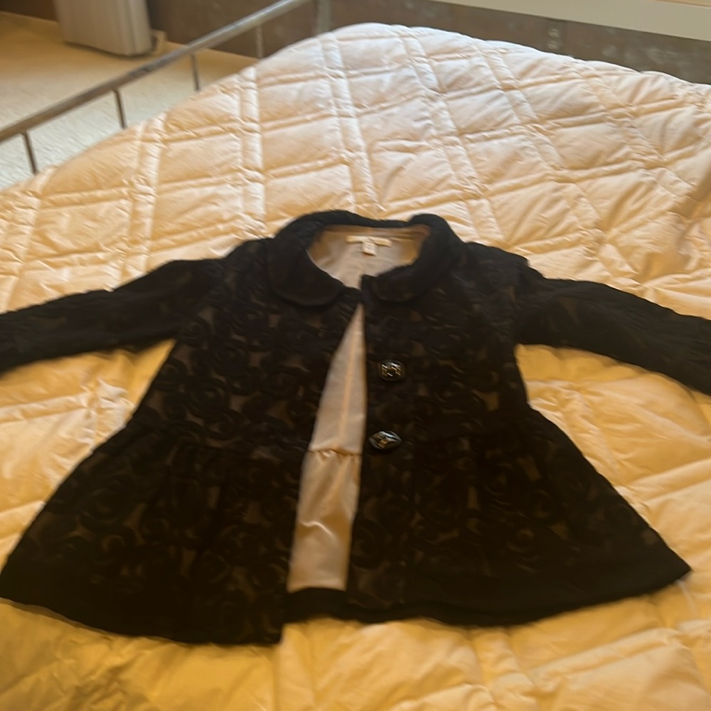 Black lace jacket